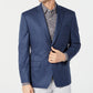 Michael Kors Men's Single Breasted Check Sport Coat Blue Size 42