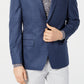 Michael Kors Men's Single Breasted Check Sport Coat Blue Size 42