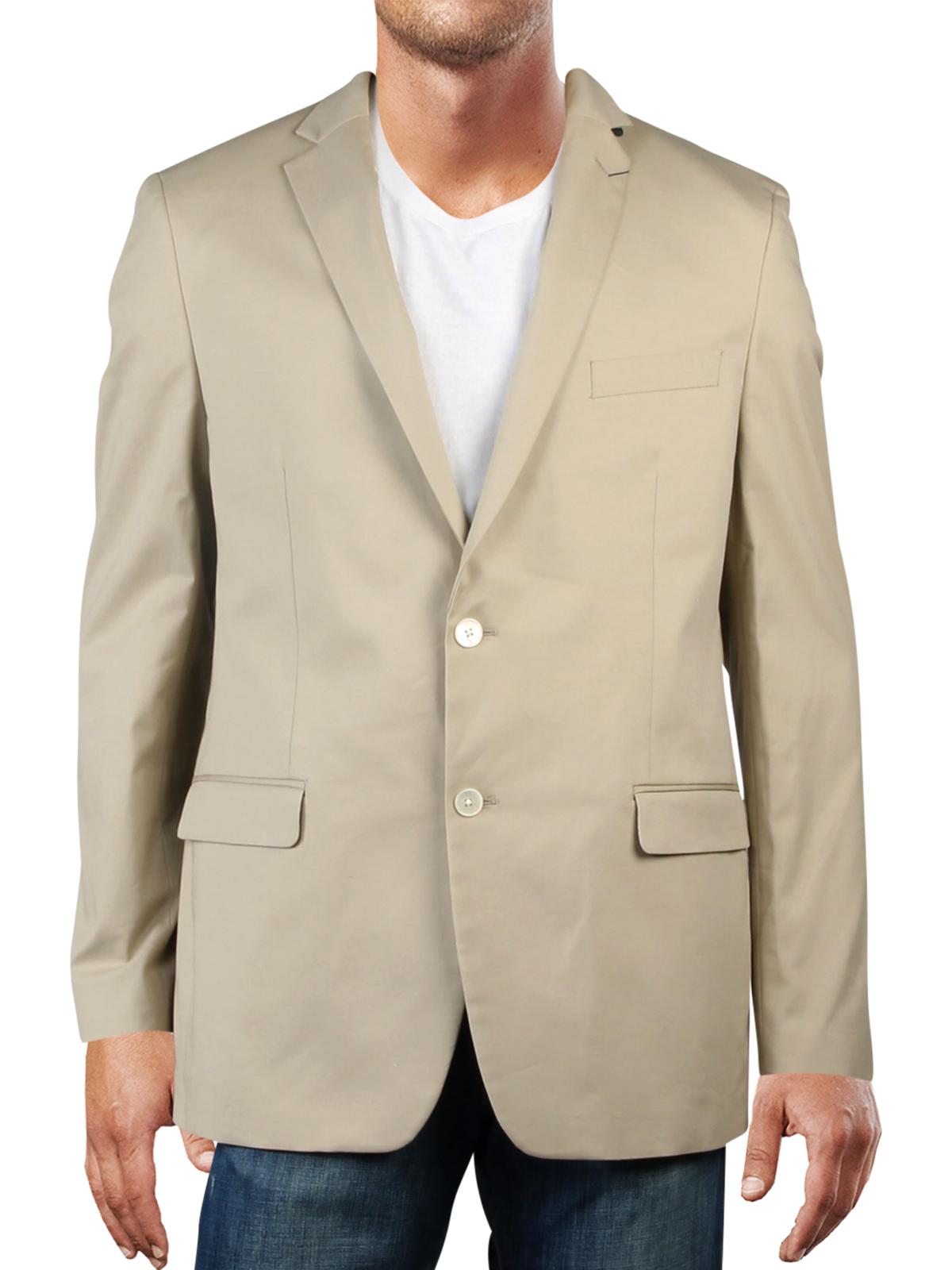 Ralph Lauren Men's Separate Two Button Suit Jacket Brown Size 46