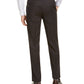 Michael Kors Men's Classic Fit Airsoft Stretch Birdseye Windowpane Suit Pants Brown Size 40X29