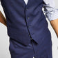 Bar III Men's Slim Fit Wool Suit Vest Blue Size Small