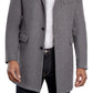 Michael Kors Men's Ghent Slim Fit Overcoat Gray Size 42