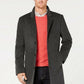 Michael Kors Men's Madison Wool Blend Modern Fit Overcoat Gray Size 44
