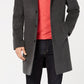 Michael Kors Men's Madison Wool Blend Modern Fit Overcoat Gray Size 46