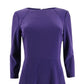 Ralph Lauren Women's Jersey Fit and Flare Dress Purple Size 14