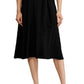 Ralph Lauren Women's Jersey Matte Midi Dress Black Size 8