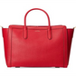 Ralph Lauren Women's Pebbled Leather Tote Red Size Regular