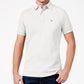 Tommy Hilfiger Men's Custom Fit Polo Shirt White Size Large