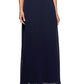 Alex Evenings Women's Sequin Lace & Chiffon Gown Blue Size 6