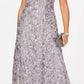 Alex Evenings Women's Rosette a Line Gown Purple Size 10