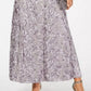 Alex Evenings Women's Rosette a Line Gown Purple Size 10