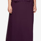 Alex Evenings Women's Mock Two Piece A Line Gown Purple Size 22W