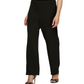 Alex Evenings Women's Wear To Work Straight Leg Pants Black Size Petite Small