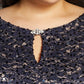 Alex Evenings Women's Embellished Keyhole Gown Blue Size 24W