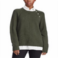 Ralph Lauren Women's Layered Cotton Blend Sweater Green Size X-Large