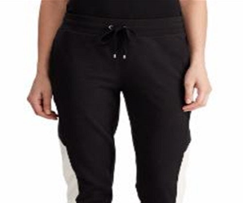 Ralph Lauren Women's Terry Track Pants Black Size Petite M