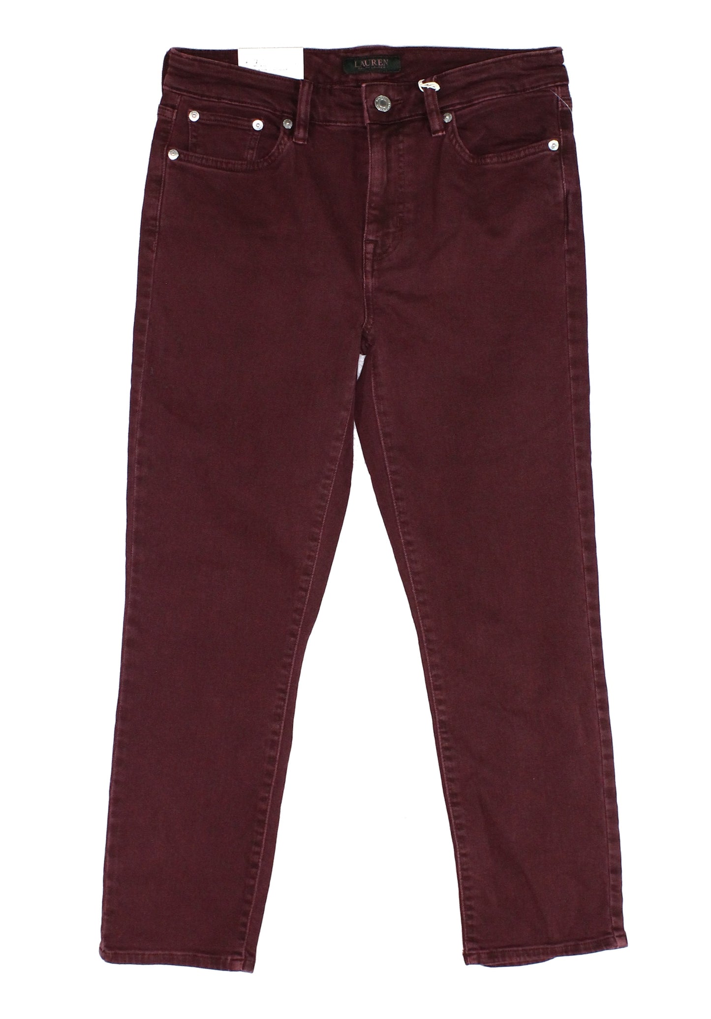 Lauren Ralph Women's Straight Stretch Purple Size 12-P