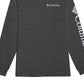 Columbia Men's Graphic Long Sleeve T-Shirt Gray Size X-Large