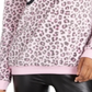 Love Tribe Junior's Barbie Leopard Print Plush Sweatshirt Pink Size X-Small