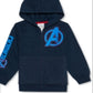 Marvel Little Boy's 3 Pc Avengers Hoodie T-Shirt & Joggers Set Blue Size 7