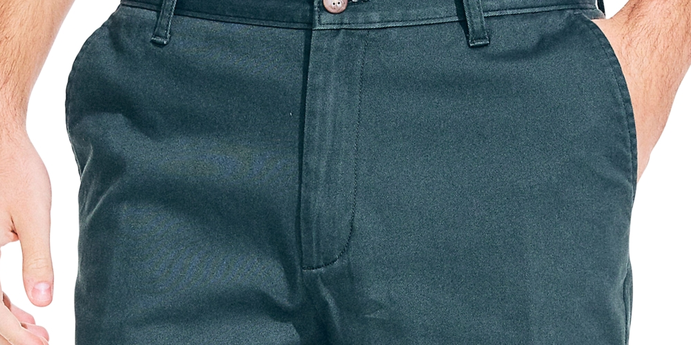 Nautica Men's 8.5 Deck Shorts Green Size 33