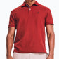 Nautica Men's Classic Fit Solid Deck Polo Shirt Red Size Small
