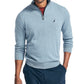 Nautica Men's Knit Quarter Zip Classic Fit Jersey Blue Size XX-Large