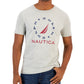Nautica Men's J-Class Flag Classic-Fit Logo Graphic T-Shirt Gray Size X-Large