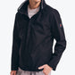 Nautica Men's Hooded Bomber Style Jacket Black Size XX-Large