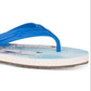 Sperry Women's Warf Printed Thong Flip Flops Blue Size 8 M
