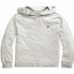 Polo Ralph Lauren Big Boy's Hooded Jersey Cotton T-Shirt Gray Size X-Large