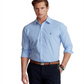 Polo Ralph Lauren Men's Classic Fit Gingham Poplin Shirt Blue Size Medium