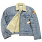 Polo Ralph Lauren Men's Paint Splatter Denim Trucker Jacket Blue Size Large