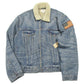 Polo Ralph Lauren Men's Paint Splatter Denim Trucker Jacket Blue Size Large