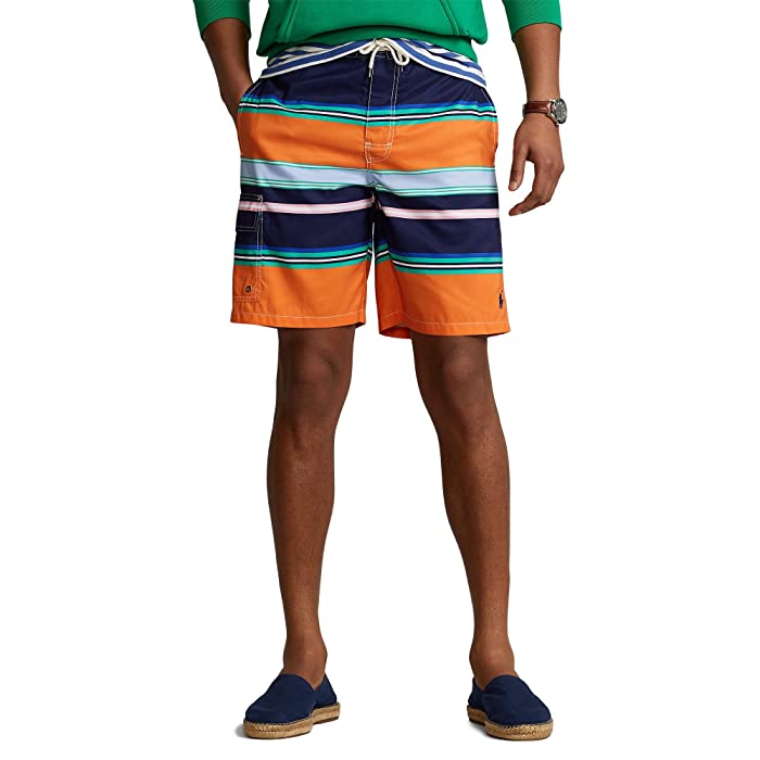 Polo Ralph Lauren Men's Kailua Classic Fit Swim Trunk Orange