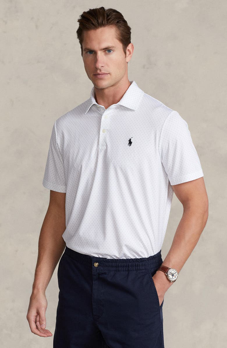Polo Ralph Lauren Men's Airflow Dot Polo Shirt White Size XX-Large