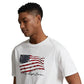 Polo Ralph Lauren Men's Classic Fit American Flag T-Shirt White Size XX-Large