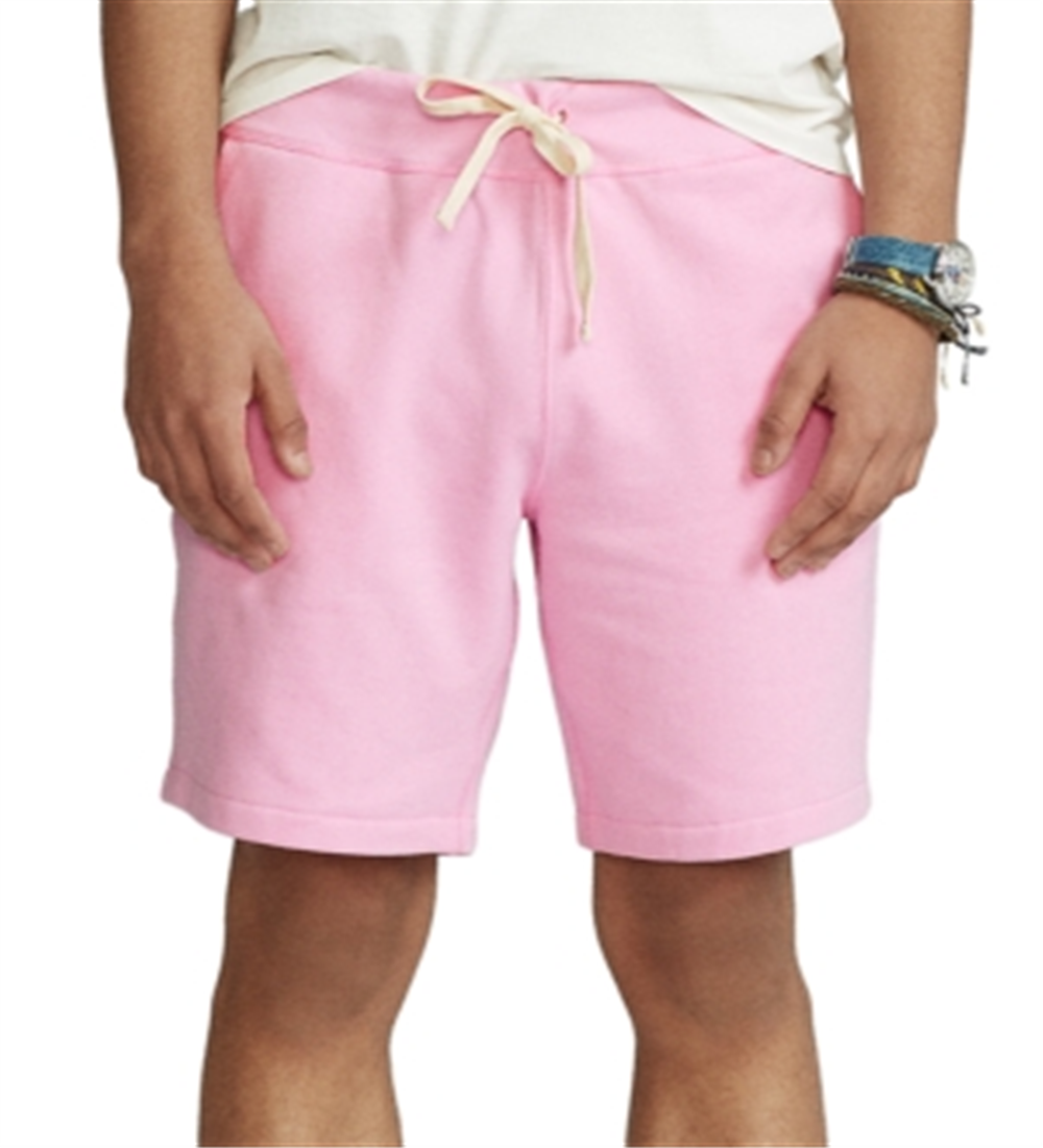 Polo Ralph Lauren Men's Men's Cotton Blend Fleece Shorts Pink Size XX-Large
