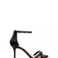 Badgley Mischka Women's Caroline Embellished Ankle Strap Evening Sandals Black Size 10 M