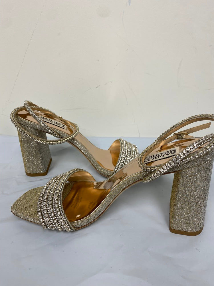 Badgley Mischka Women's Becca Sandal Yellow Size 8.5 M