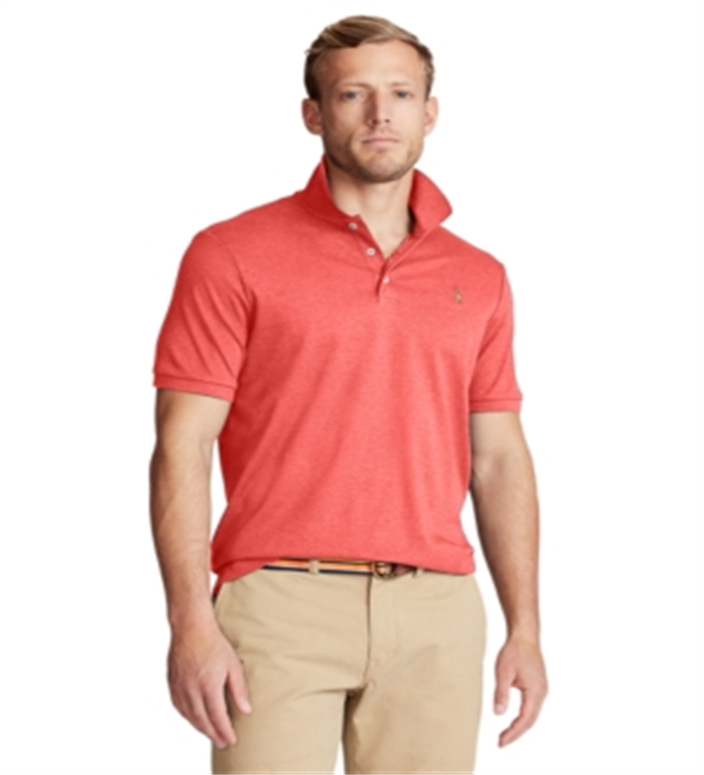 Polo Ralph Lauren Men's Classic Fit Soft Cotton Polo Red Size Large