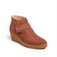 Jack Rogers Women's Izzie Suede Wedge Booties Brown Size 7.5