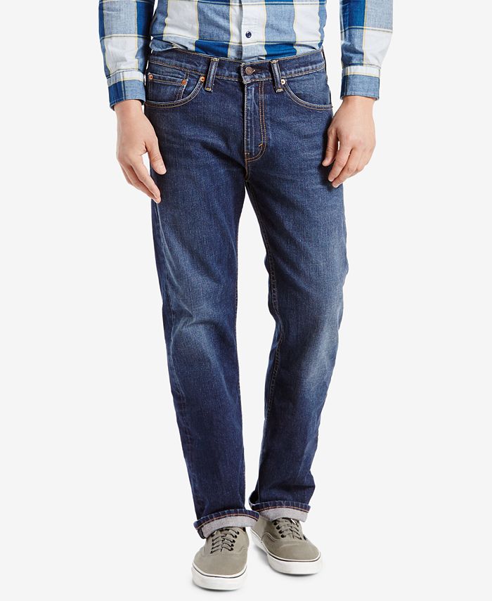 Levi's Men's 505 Regular Fit Jeans Blue Size 34X34