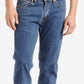 Levi's Men's 505 Regular Straight Fit Stretch Jeans Blue Size 30X32