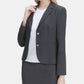 Calvin Klein Women's Wear To Work Blazer Jacket Gray Size 8 Petite
