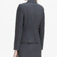 Calvin Klein Women's Wear To Work Blazer Jacket Gray Size 8 Petite
