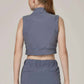 925 Fit - Short Temper Cropped Zip Vest