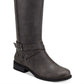 GUESS Womens Haydin Faux Leather Riding Boots Gray Size 6.5 MW