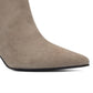 Bandolino Women's Bari Suede Pointed Toe Booties Brown Size 9.5M