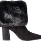 Nine West Women's Slouchy Fashion Boot Black Size 8.5M